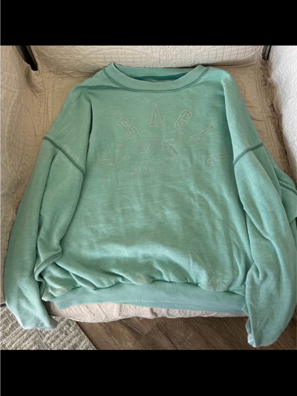 American Eagle Outfitters Mint Crewneck Sweatshirt